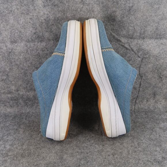 Keds Shoes Womens 8 Clog Mule Sneaker Slip On Pure Fit Comfort Denim Y2k Fashion - Picture 9 of 13